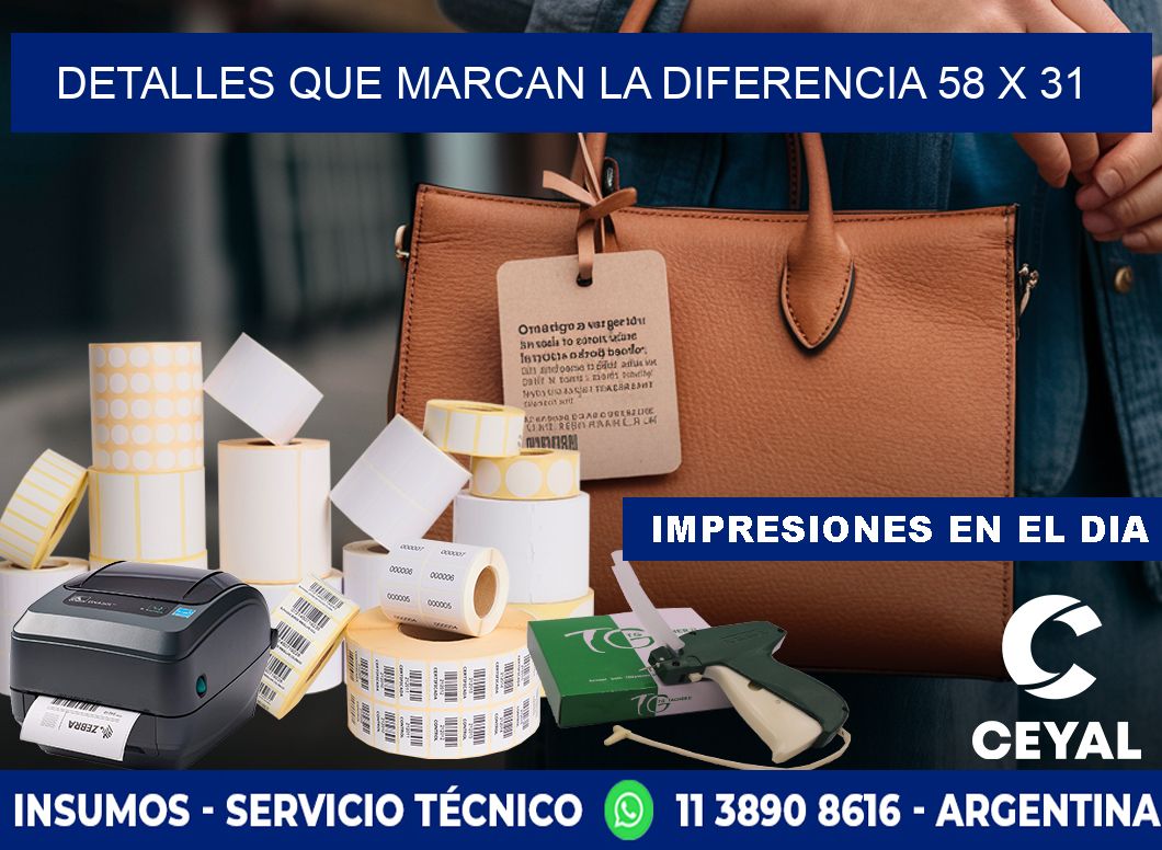 Detalles que Marcan la Diferencia 58 x 31