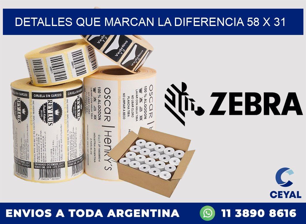 Detalles que Marcan la Diferencia 58 x 31