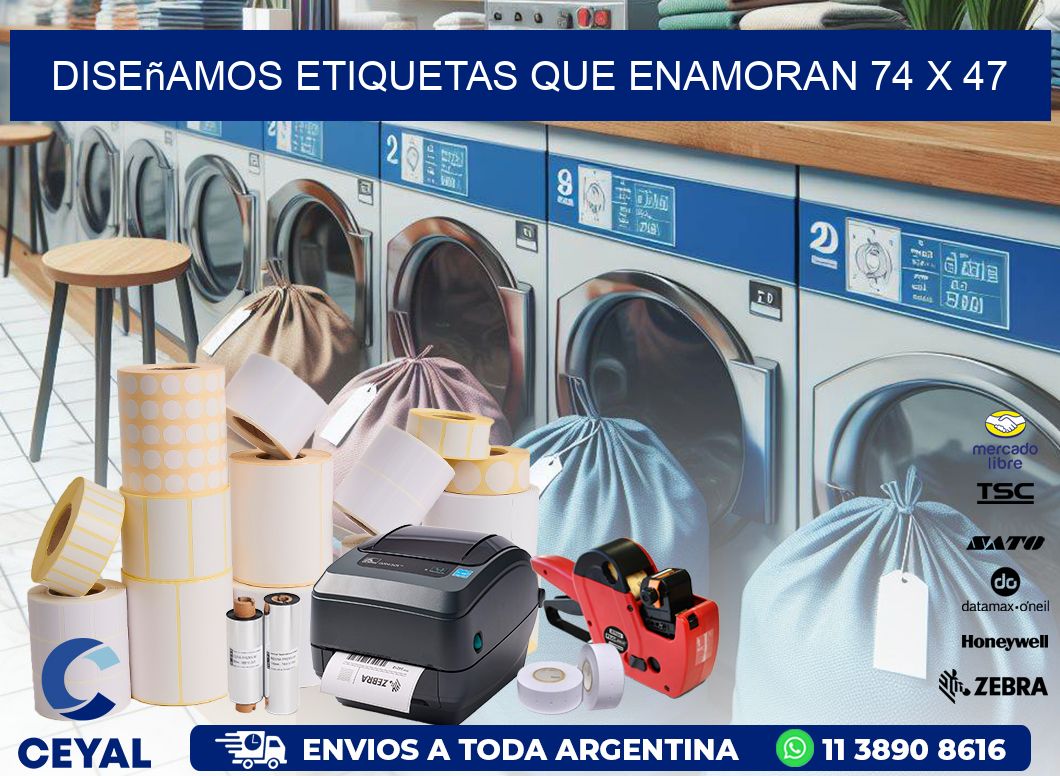 Diseñamos Etiquetas que Enamoran 74 x 47