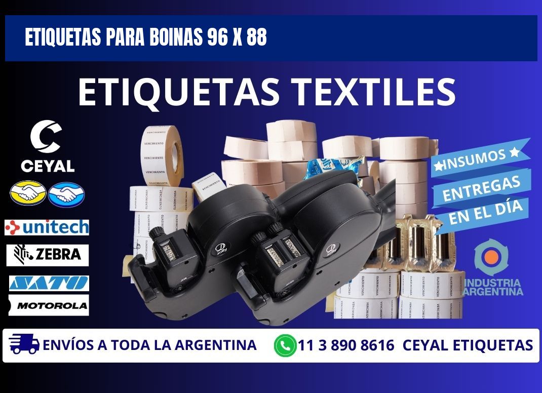 ETIQUETAS PARA BOINAS 96 x 88