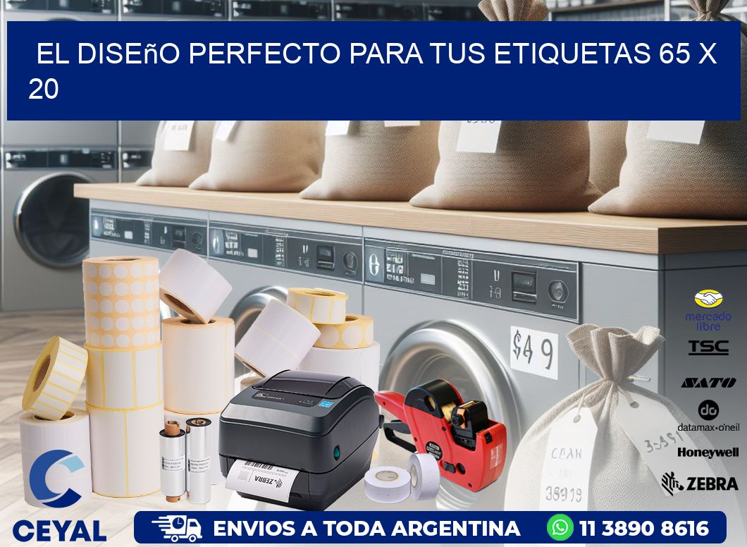 El Diseño Perfecto para tus Etiquetas 65 x 20