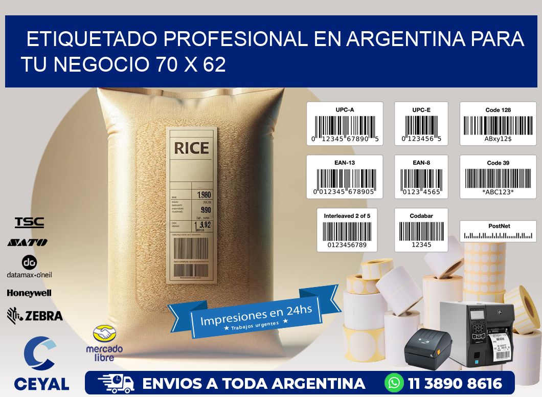 Etiquetado Profesional en Argentina para tu Negocio 70 x 62