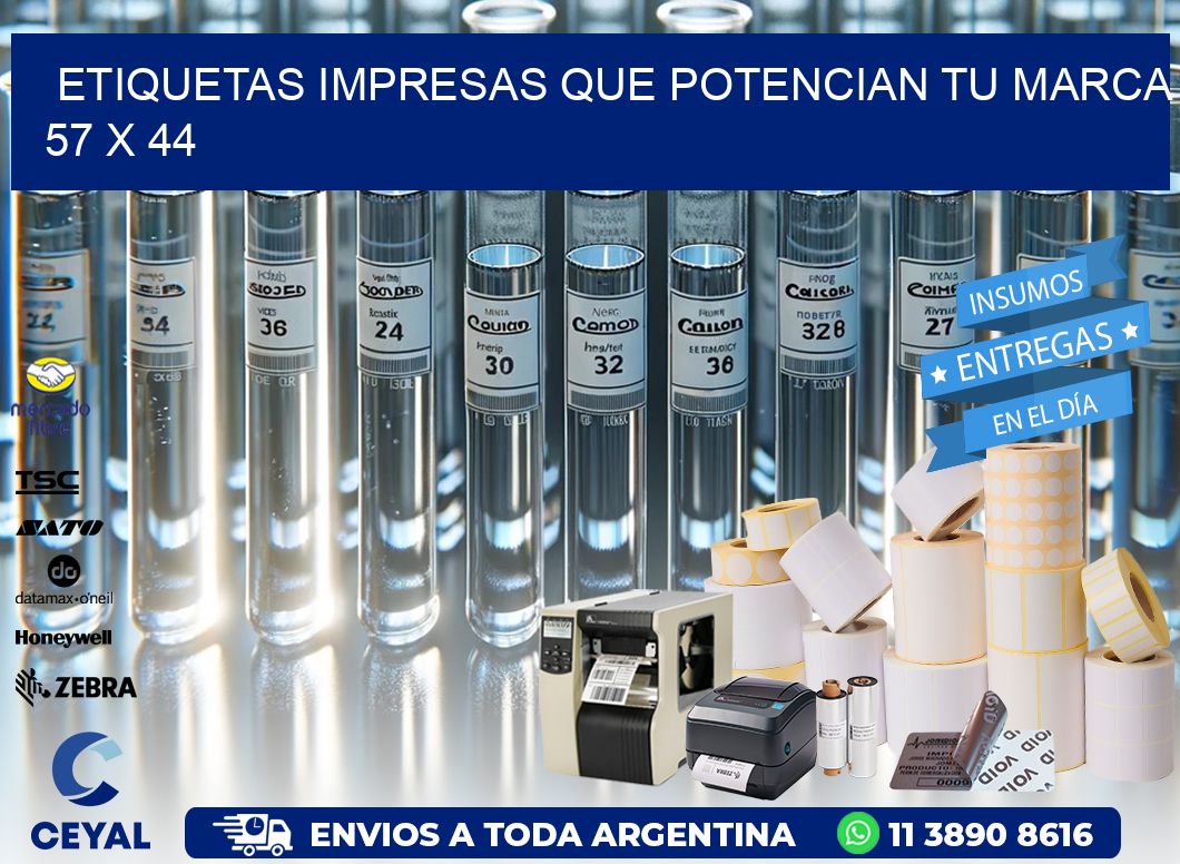 Etiquetas Impresas que Potencian tu Marca 57 x 44