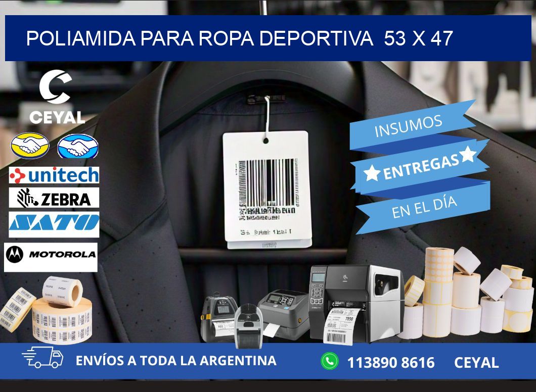 POLIAMIDA PARA ROPA DEPORTIVA  53 x 47