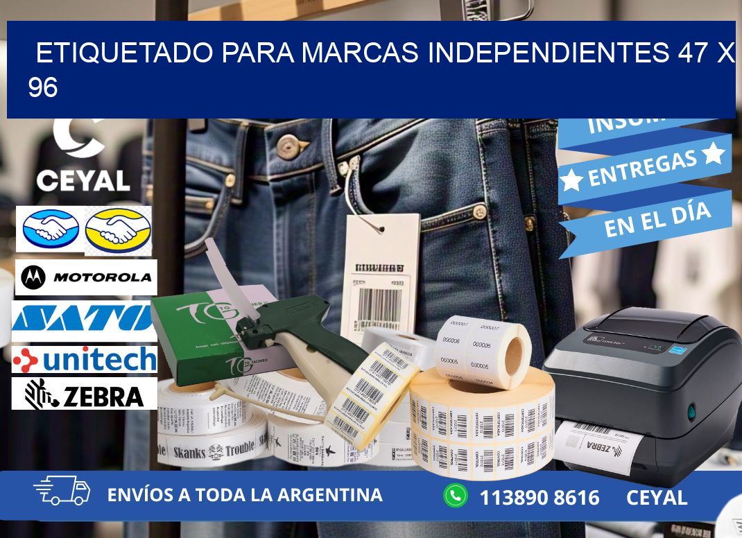 ETIQUETADO PARA MARCAS INDEPENDIENTES 47 x 96