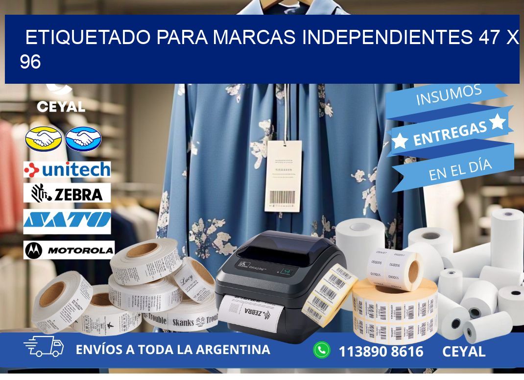 ETIQUETADO PARA MARCAS INDEPENDIENTES 47 x 96