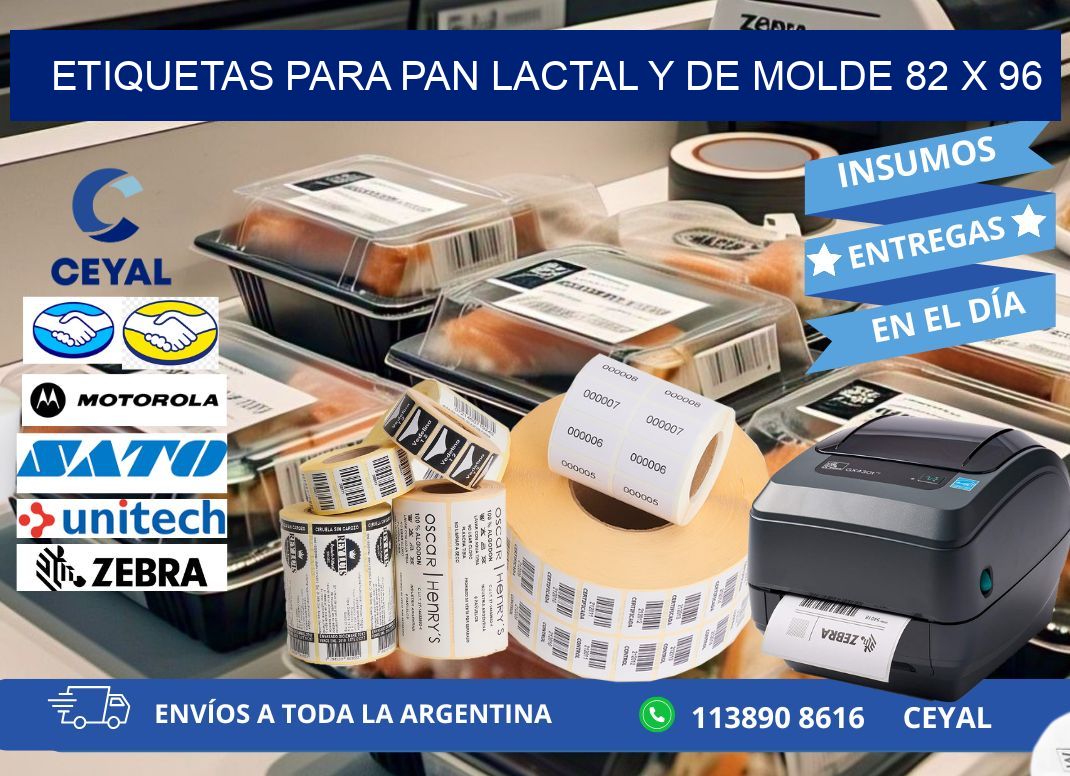 ETIQUETAS PARA PAN LACTAL Y DE MOLDE 82 x 96