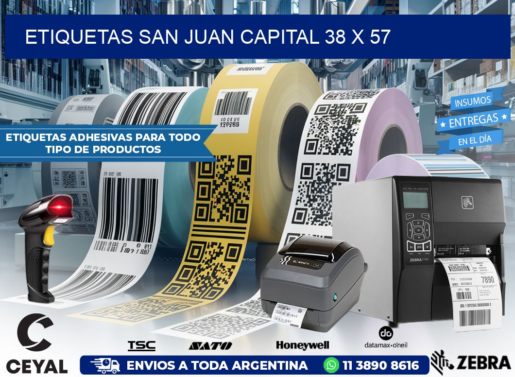 Etiquetas San Juan Capital 38 x 57