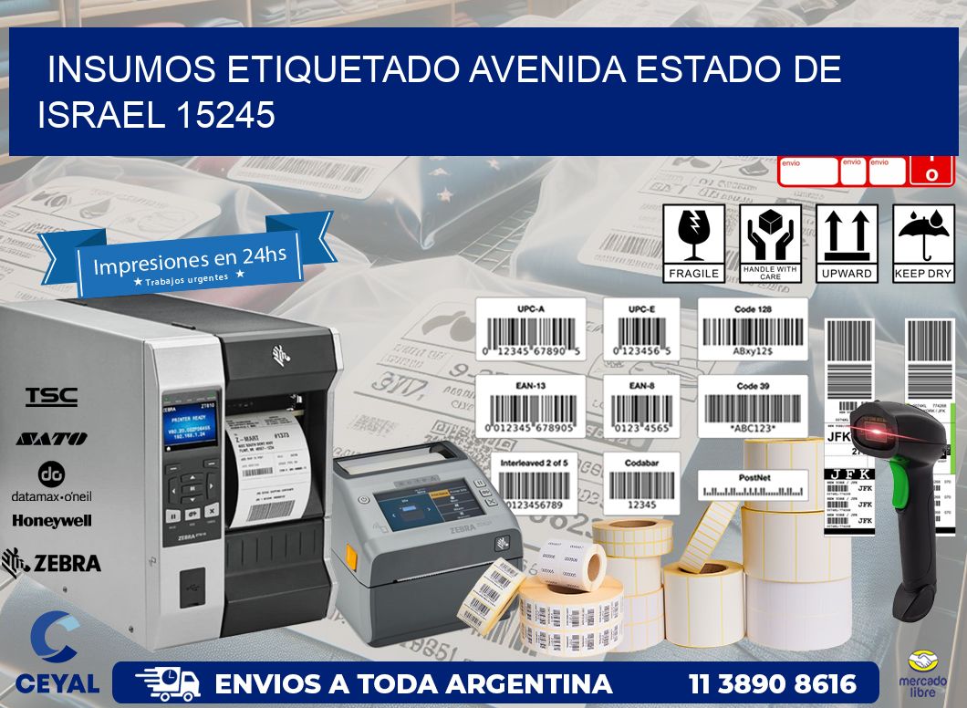 INSUMOS ETIQUETADO Avenida Estado de Israel 15245