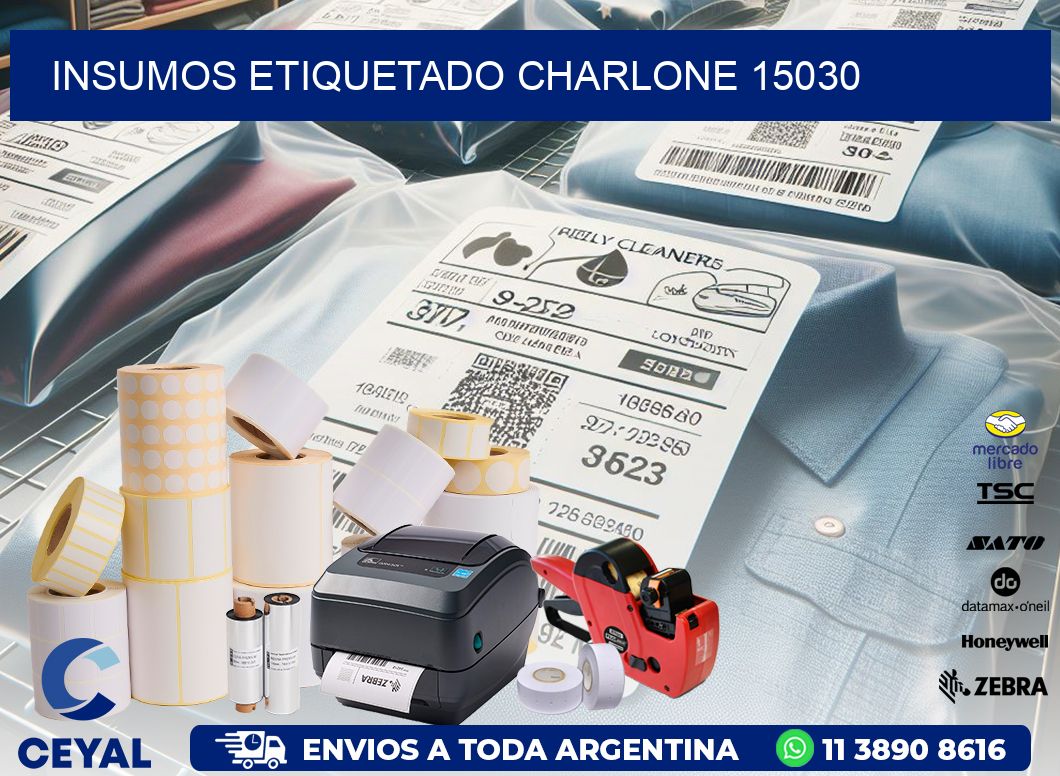 INSUMOS ETIQUETADO Charlone 15030