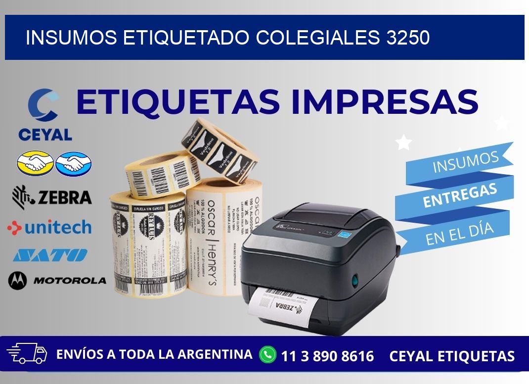 INSUMOS ETIQUETADO Colegiales 3250