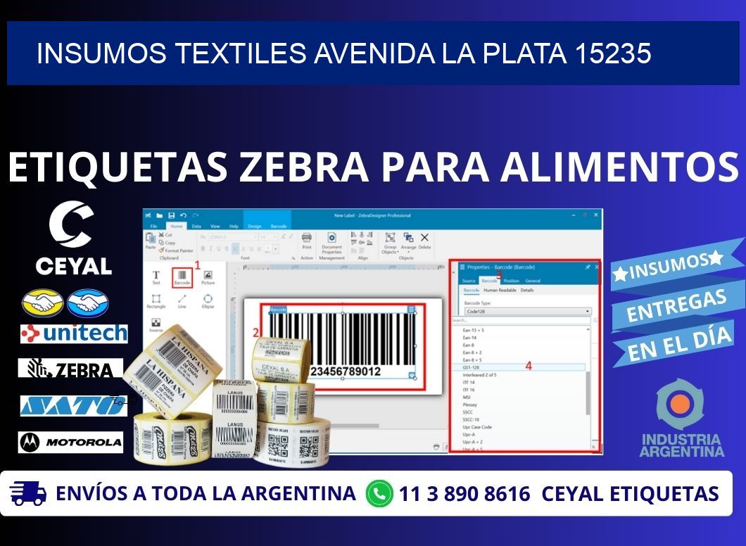 INSUMOS TEXTILES AVENIDA LA PLATA 15235