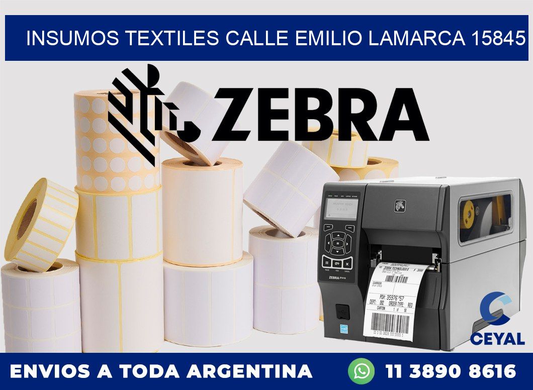 INSUMOS TEXTILES CALLE EMILIO LAMARCA 15845
