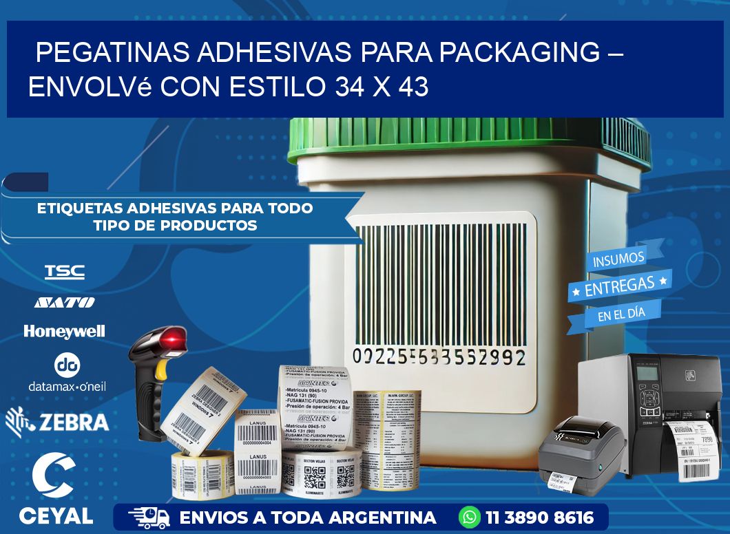 Pegatinas Adhesivas para Packaging – Envolvé con Estilo 34 x 43