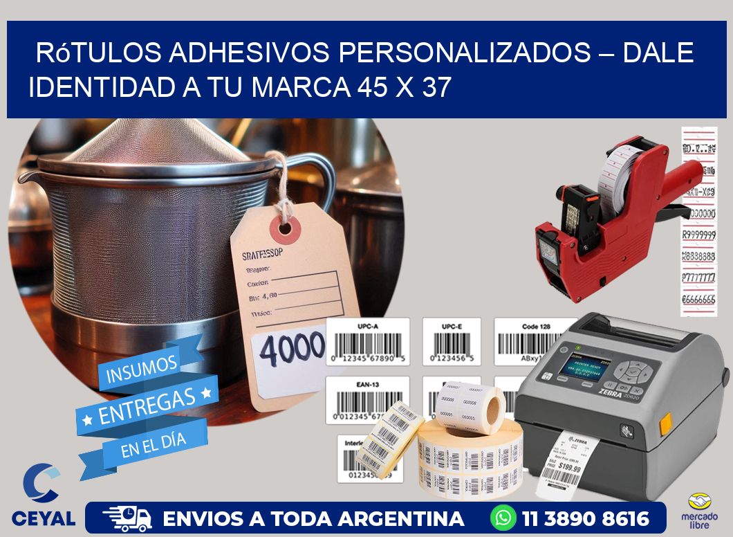 Rótulos Adhesivos Personalizados – Dale Identidad a Tu Marca 45 x 37