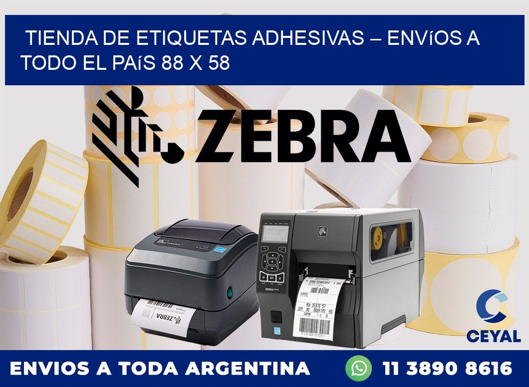 Tienda de Etiquetas Adhesivas – Envíos a Todo el País 88 x 58