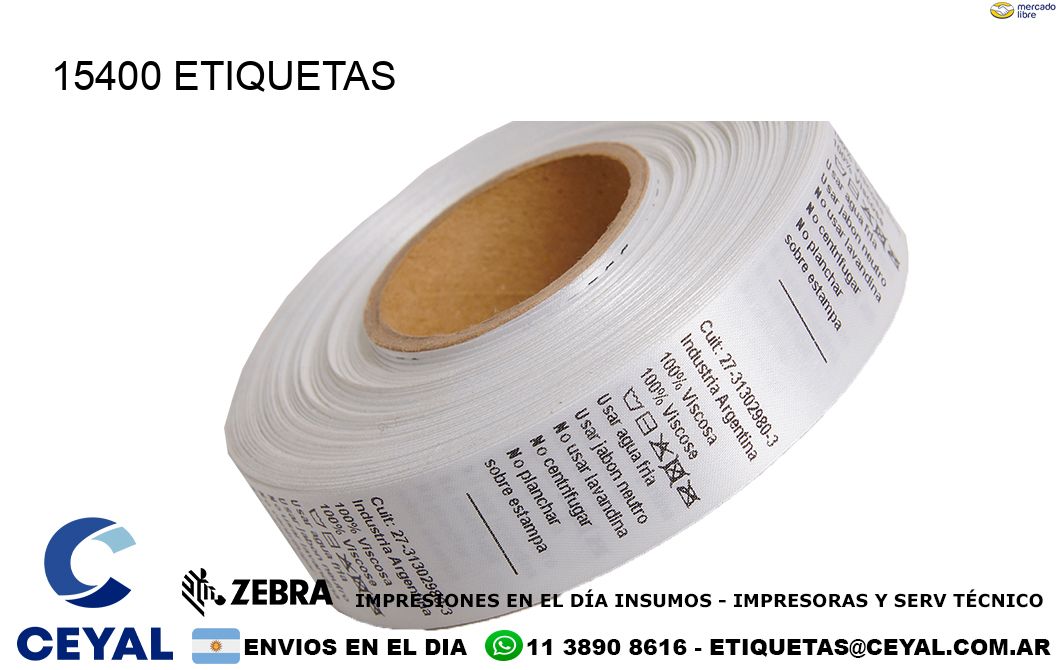 15400 ETIQUETAS