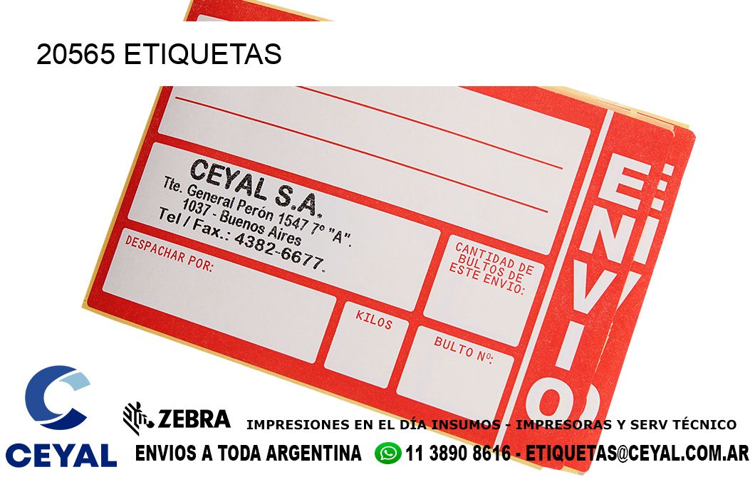 20565 ETIQUETAS