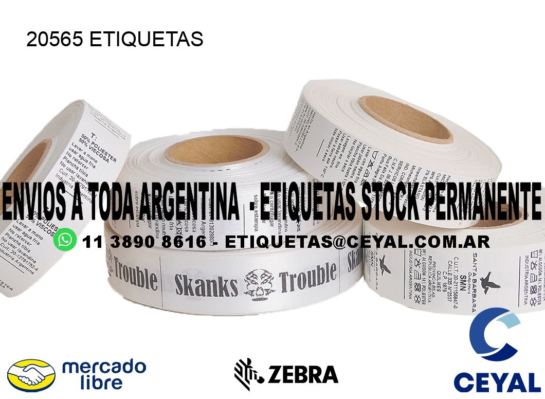 20565 ETIQUETAS