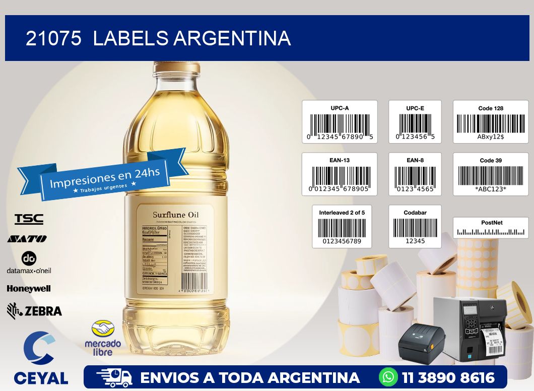 21075  Labels Argentina