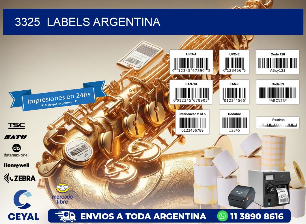 3325  Labels Argentina