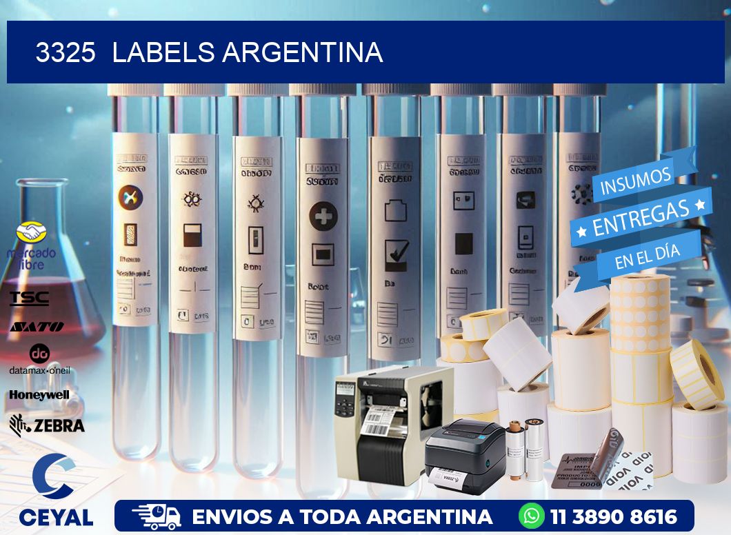 3325  Labels Argentina