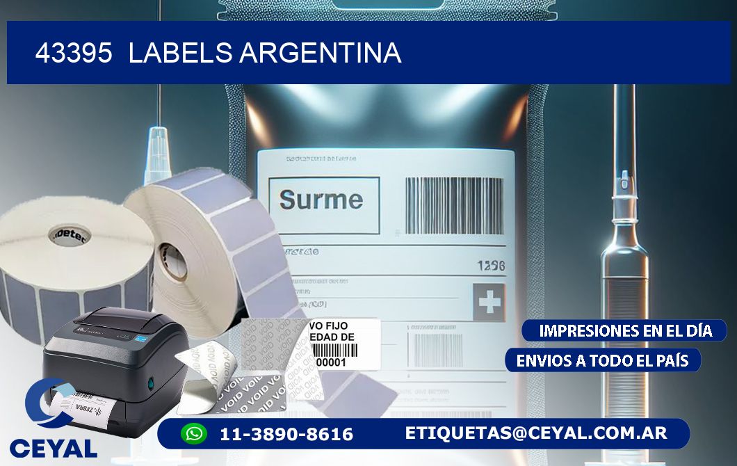 43395  Labels Argentina