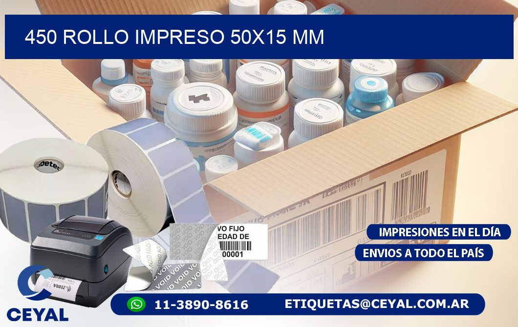 450 ROLLO IMPRESO 50x15 mm