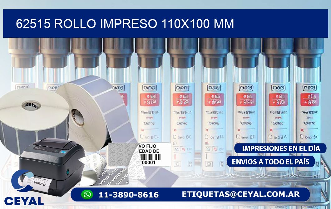 62515 ROLLO IMPRESO 110x100 mm