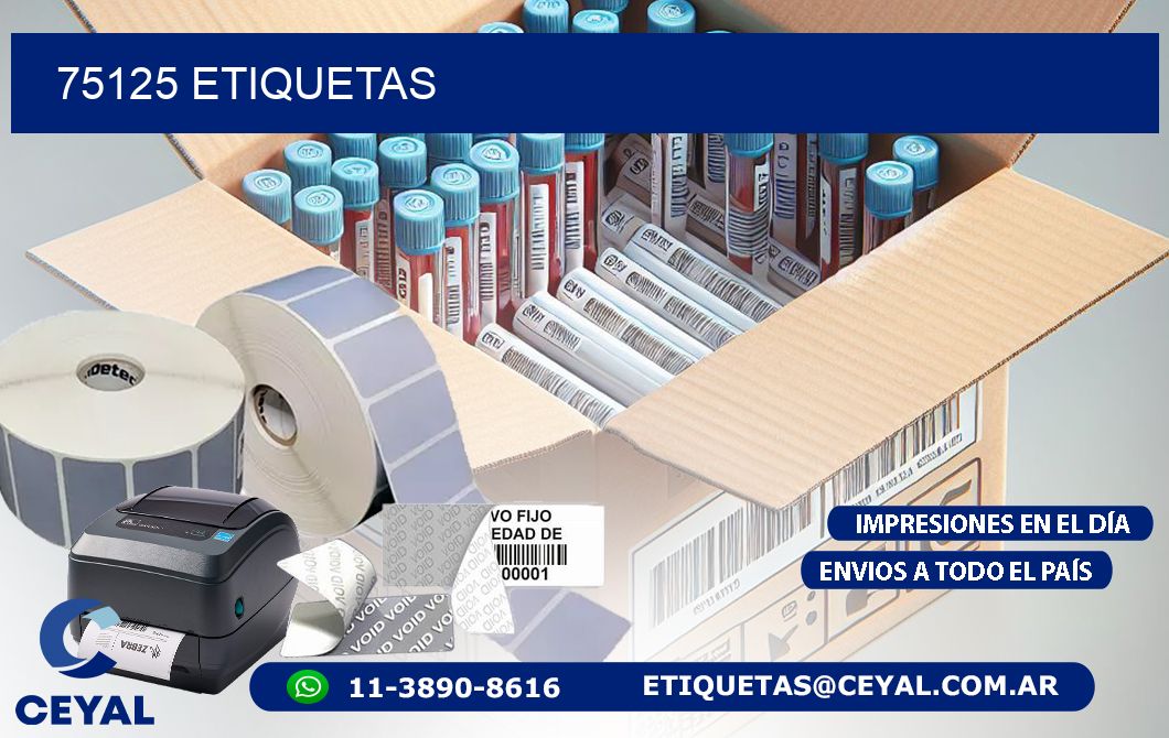 75125 ETIQUETAS