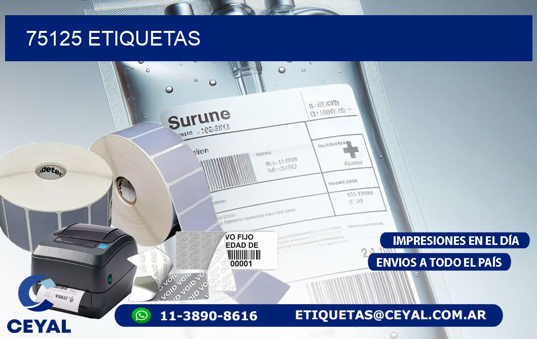 75125 ETIQUETAS