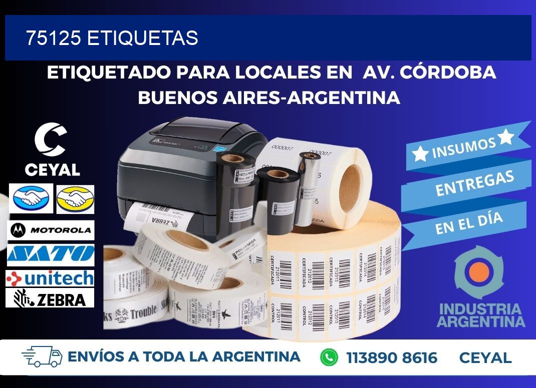75125 ETIQUETAS