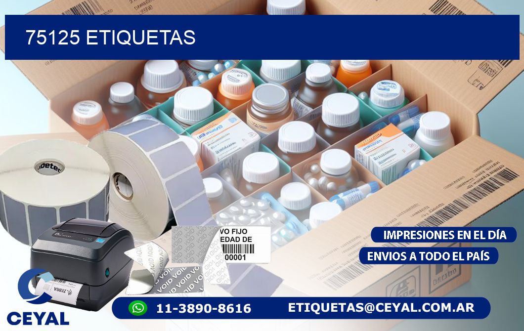 75125 ETIQUETAS