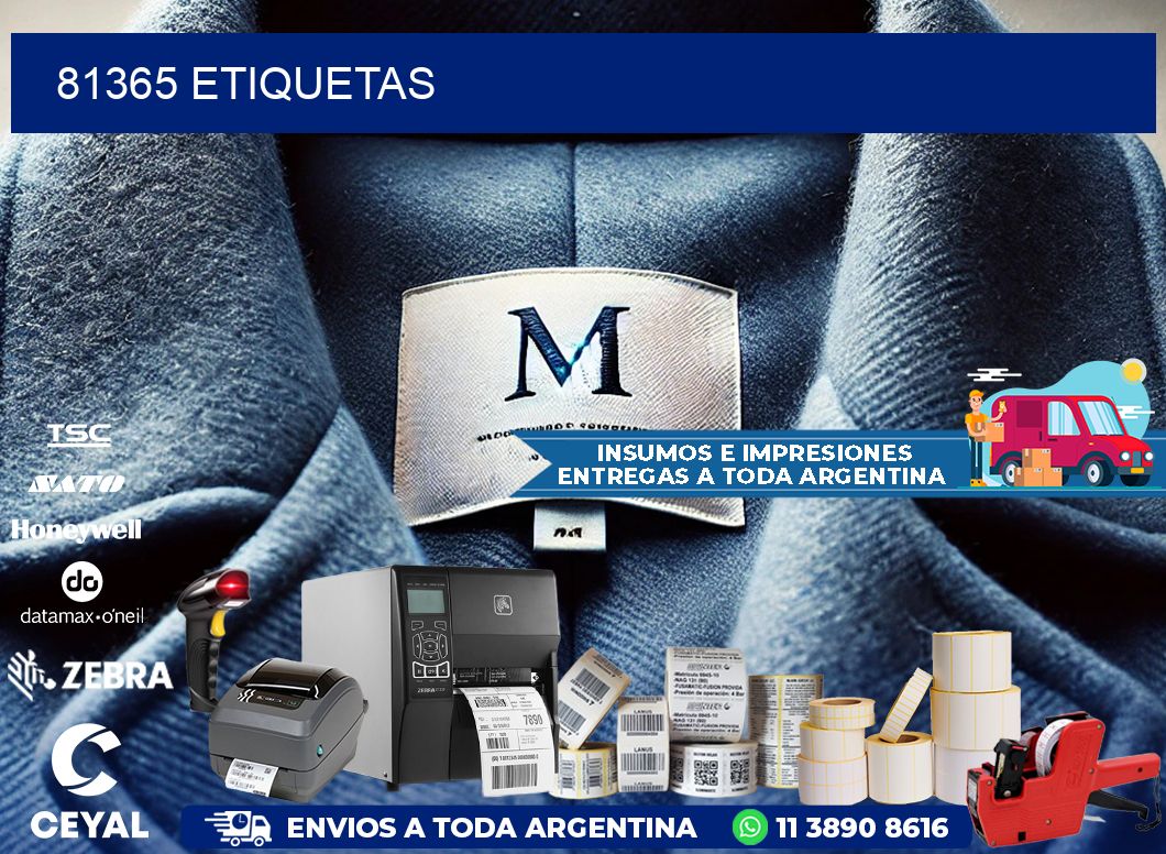 81365 ETIQUETAS