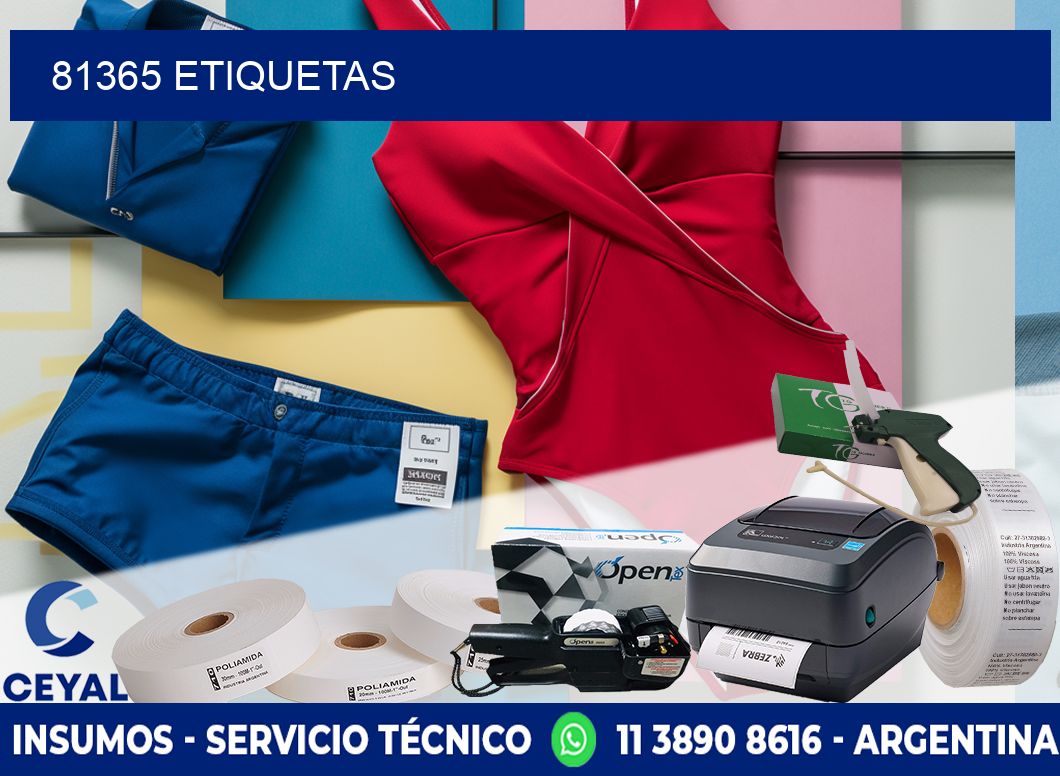 81365 ETIQUETAS