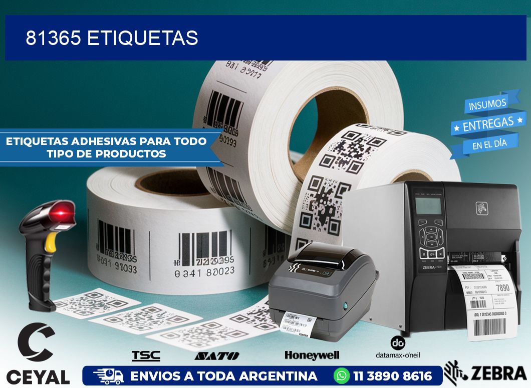 81365 ETIQUETAS