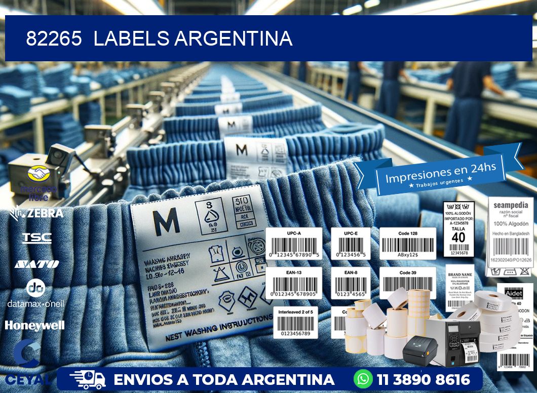 82265  Labels Argentina