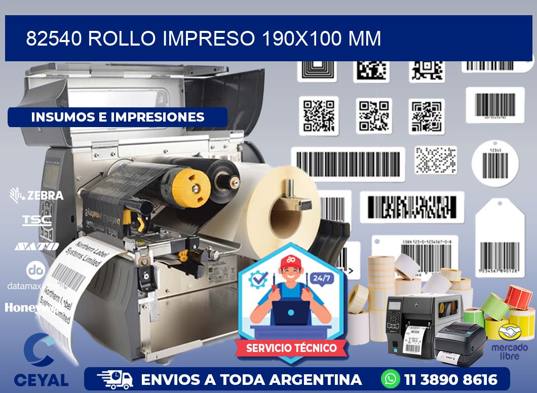 82540 ROLLO IMPRESO 190x100 mm