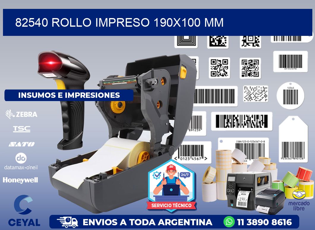 82540 ROLLO IMPRESO 190x100 mm