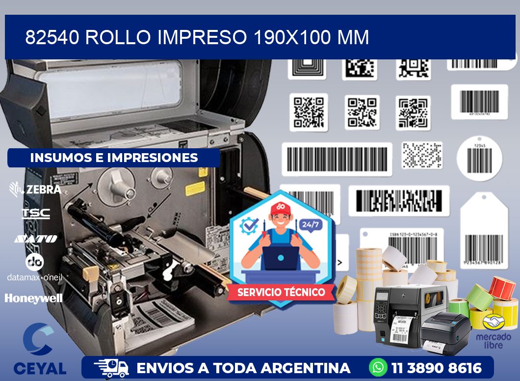 82540 ROLLO IMPRESO 190x100 mm