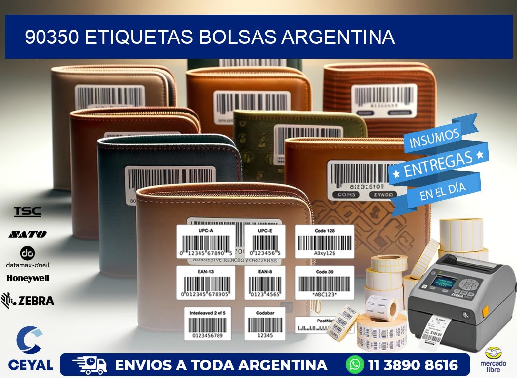 90350 ETIQUETAS BOLSAS ARGENTINA