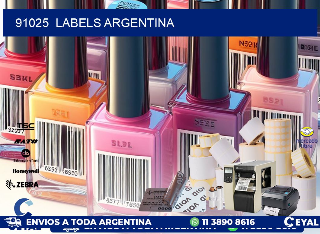 91025  Labels Argentina