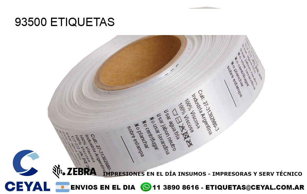 93500 ETIQUETAS