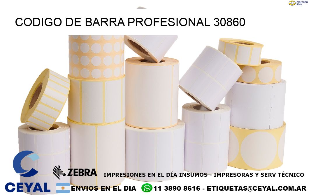 CODIGO DE BARRA PROFESIONAL 30860