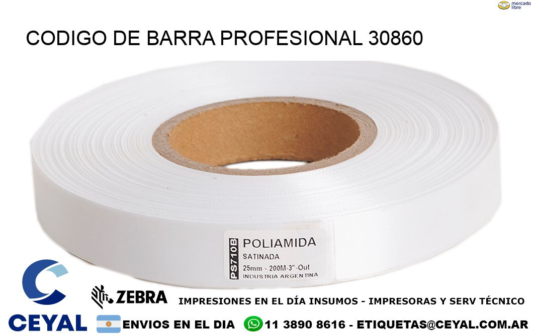 CODIGO DE BARRA PROFESIONAL 30860