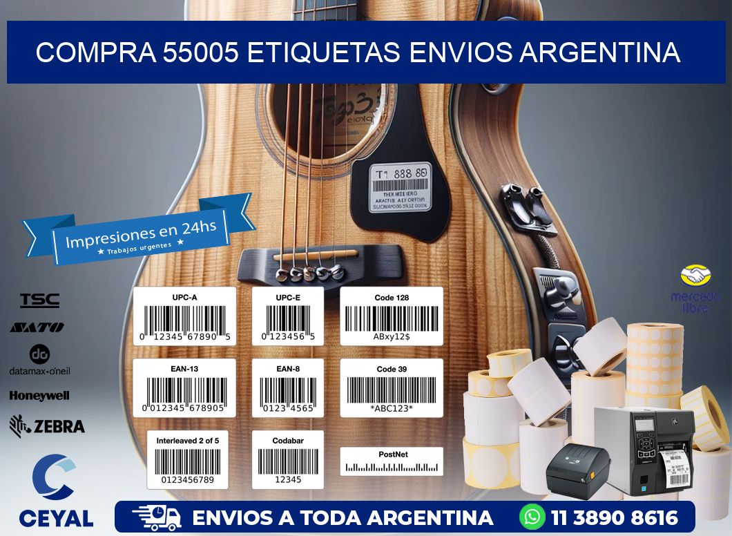 COMPRA 55005 ETIQUETAS ENVIOS ARGENTINA