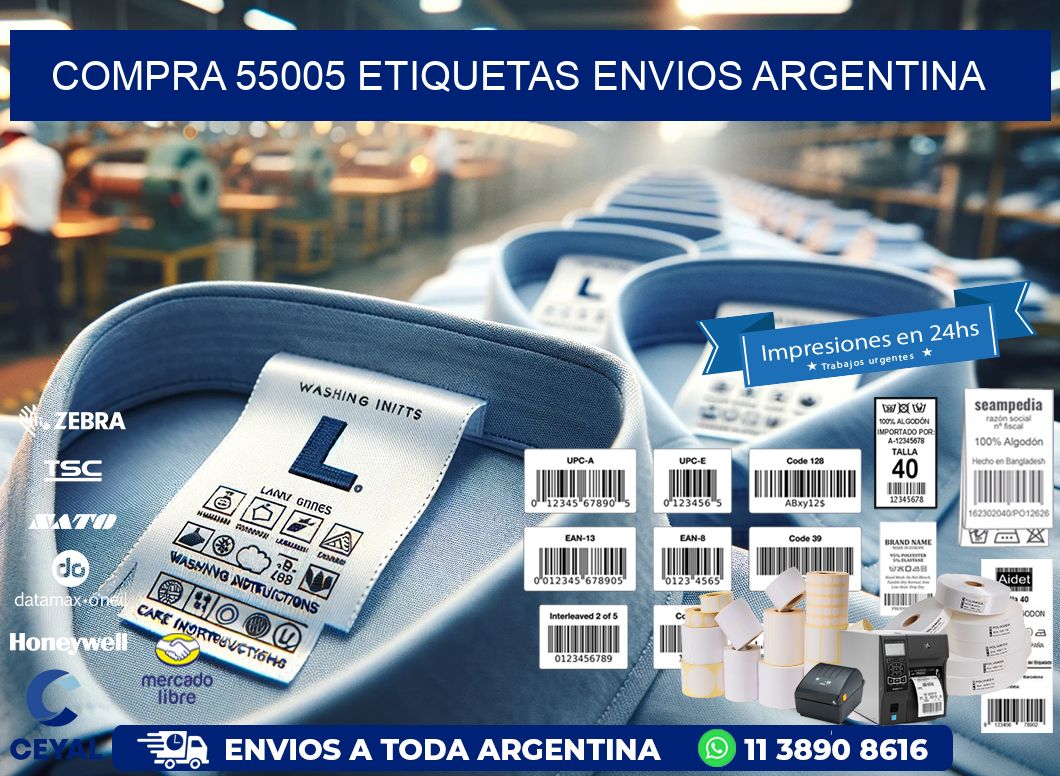 COMPRA 55005 ETIQUETAS ENVIOS ARGENTINA