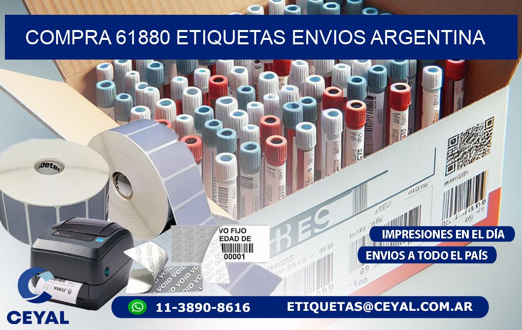 COMPRA 61880 ETIQUETAS ENVIOS ARGENTINA