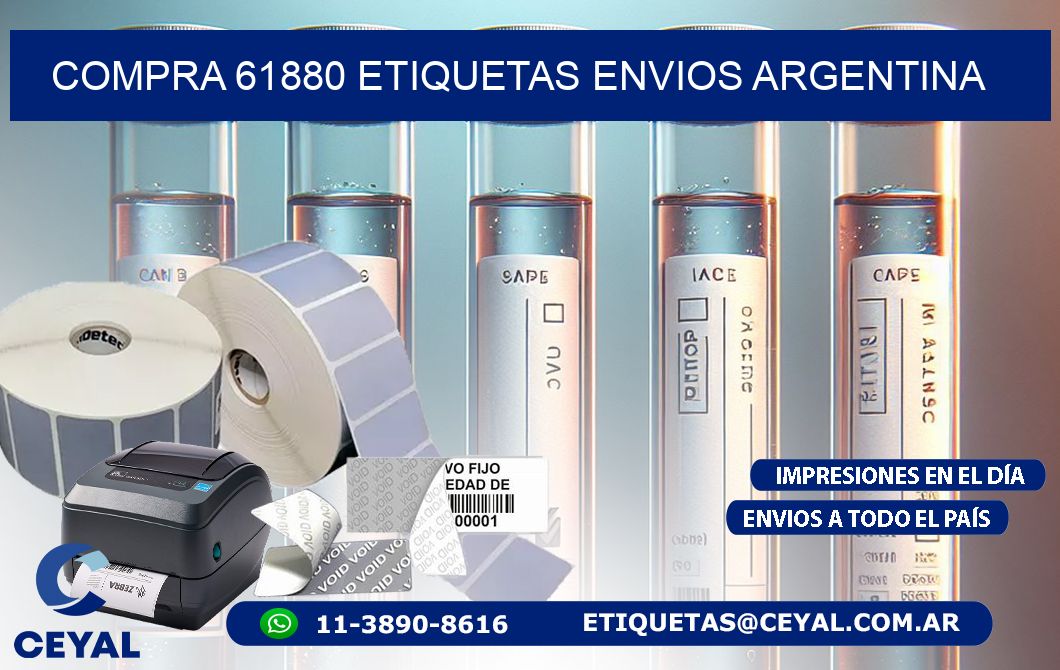 COMPRA 61880 ETIQUETAS ENVIOS ARGENTINA