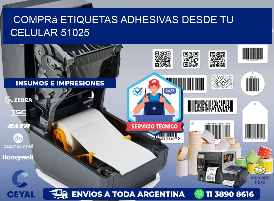 Comprá Etiquetas Adhesivas Desde tu Celular 51025